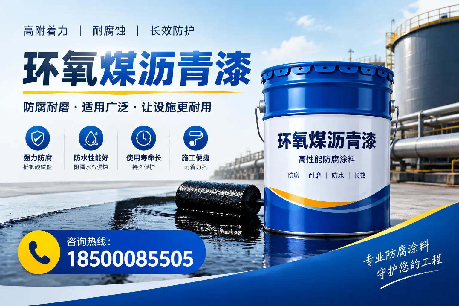 环氧煤沥青漆与其他涂料的对比分析,助力琼海企业决策